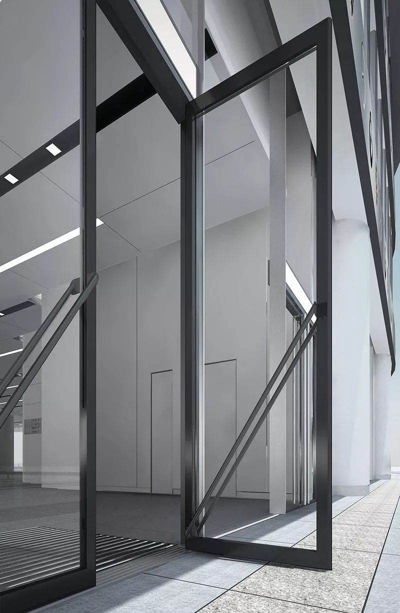 會展中心地彈平開門