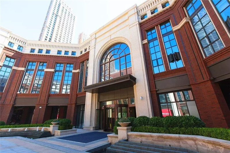 蓋澤自動旋轉門綠蔭里商場購物中心-冷氣不外泄，熱氣不進門