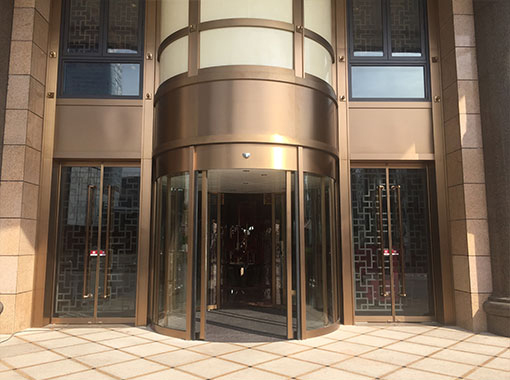 酒店弧形自動門