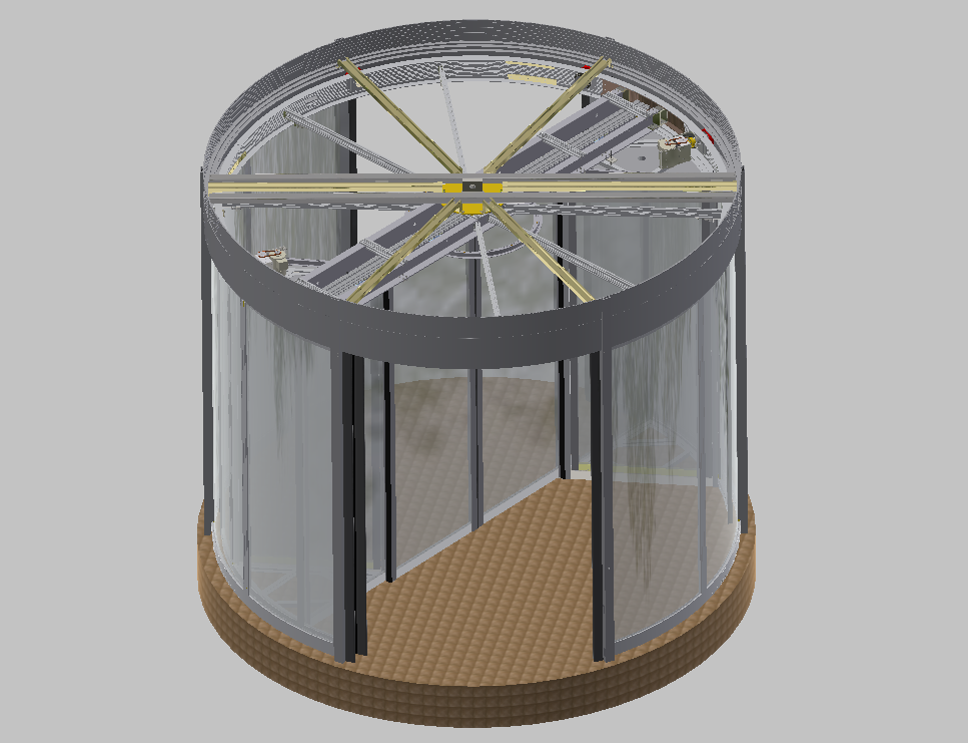 凱必勝旋轉門內圈旋轉梁總成