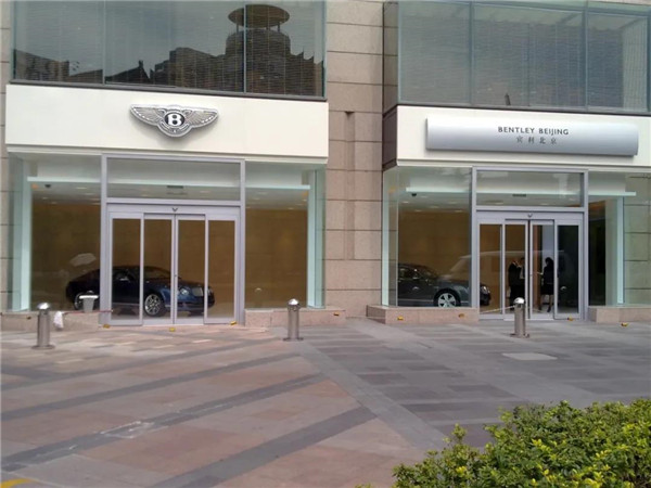 西安汽車4S店展廳自動門設計方案